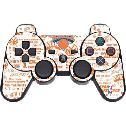 NBA NY Knicks Historic Blast PS3 Dual Shock wireless controller Skin