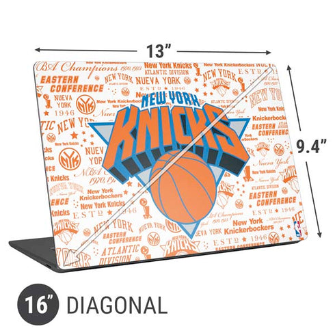 NBA NY Knicks Historic Blast Universal Laptop 16in (13 x 9.4in) Skin