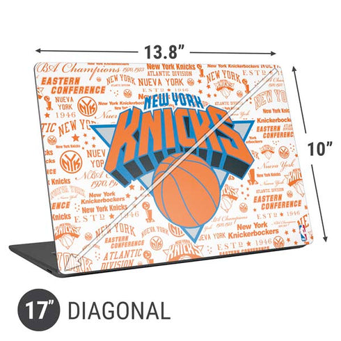 NBA NY Knicks Historic Blast Universal Laptop 17in (13.8 x 10in) Skin