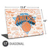 NBA NY Knicks Historic Blast Universal Laptop 17in (13.8 x 10in) Skin