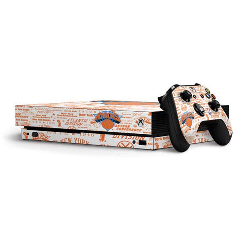 NBA NY Knicks Historic Blast Xbox One X Bundle Skin