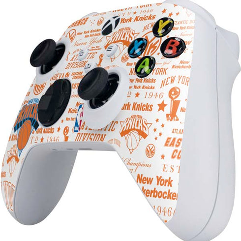 NBA NY Knicks Historic Blast Xbox Series S Controller Skin