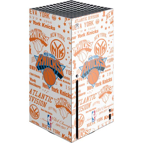 NBA NY Knicks Historic Blast Xbox Series X Console Skin