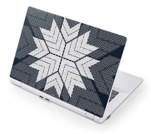 NYC Symmetric Flower Acer Chromebook Skin