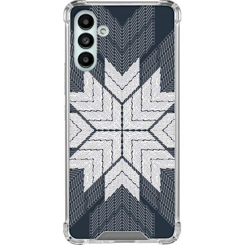 NYC Symmetric Flower Galaxy A13 5G Clear Case