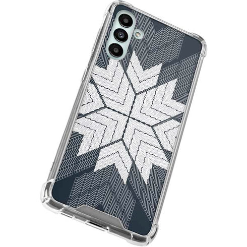 NYC Symmetric Flower Galaxy A13 5G Clear Case