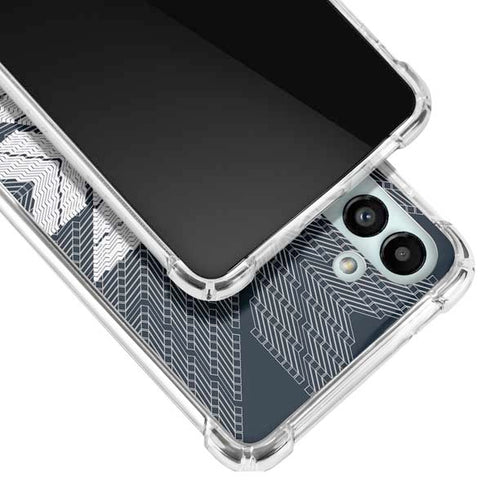 NYC Symmetric Flower Galaxy A13 5G Clear Case