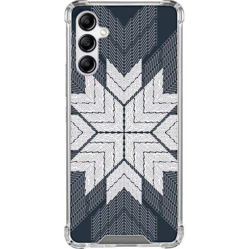 NYC Symmetric Flower Galaxy A14 5G Clear Case