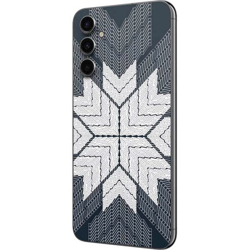 NYC Symmetric Flower Galaxy A14 5G Skin
