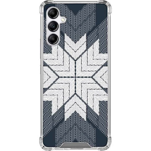 NYC Symmetric Flower Galaxy A15 5G Clear Case