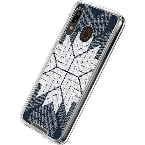 NYC Symmetric Flower Galaxy A30 Clear Case
