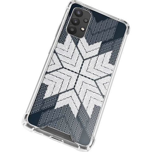 NYC Symmetric Flower Galaxy A32 5G Clear Case