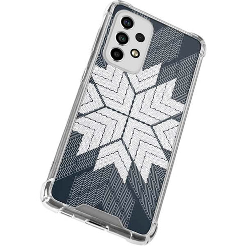 NYC Symmetric Flower Galaxy A33 5G Clear Case