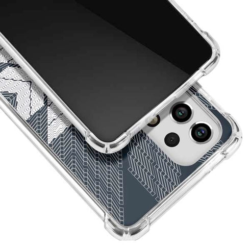 NYC Symmetric Flower Galaxy A33 5G Clear Case