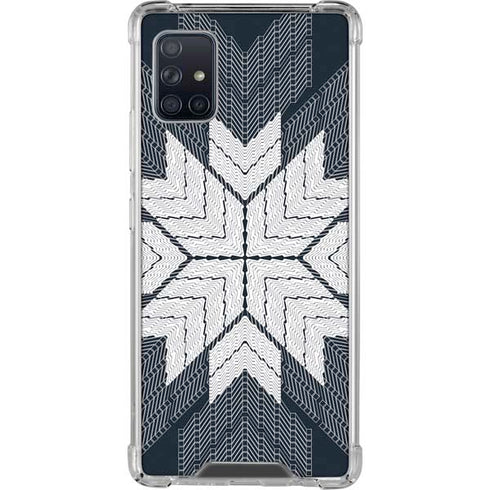 NYC Symmetric Flower Galaxy A51 5G Clear Case