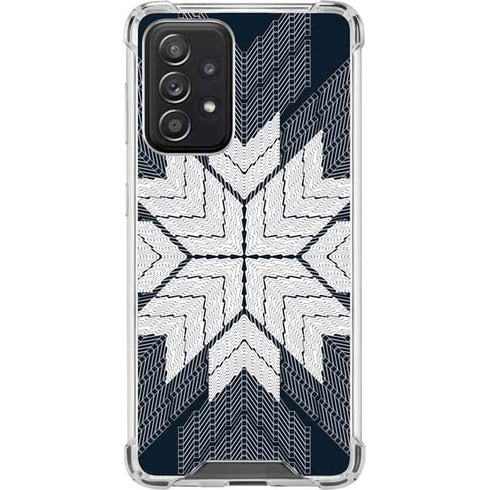 NYC Symmetric Flower Galaxy A52 5G Clear Case
