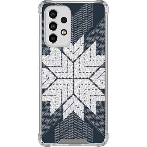NYC Symmetric Flower Galaxy A53 5G Clear Case