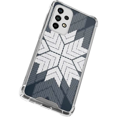 NYC Symmetric Flower Galaxy A53 5G Clear Case