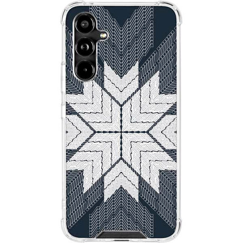 NYC Symmetric Flower Galaxy A54 5G Clear Case