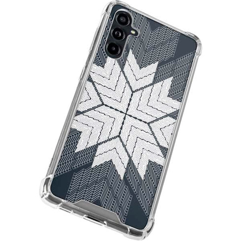 NYC Symmetric Flower Galaxy A54 5G Clear Case