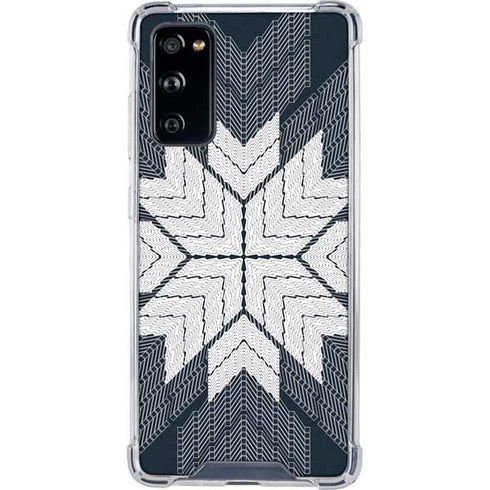 NYC Symmetric Flower Galaxy S20 FE Clear Case