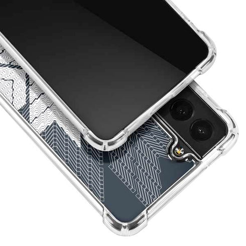 NYC Symmetric Flower Galaxy S21 5G Clear Case