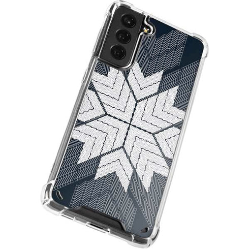 NYC Symmetric Flower Galaxy S21 Plus 5G Clear Case