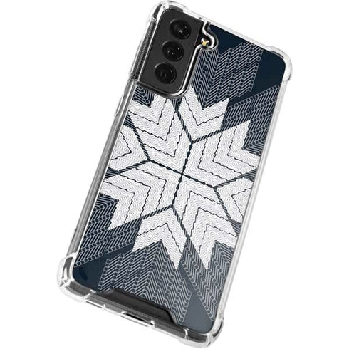 NYC Symmetric Flower Galaxy S22 Clear Case