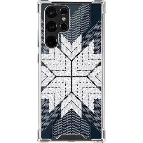 NYC Symmetric Flower Galaxy S22 Ultra Clear Case