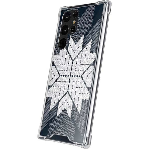 NYC Symmetric Flower Galaxy S22 Ultra Clear Case