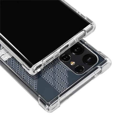 NYC Symmetric Flower Galaxy S22 Ultra Clear Case