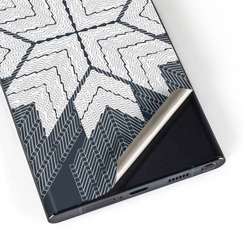 NYC Symmetric Flower Galaxy S22 Ultra Skin