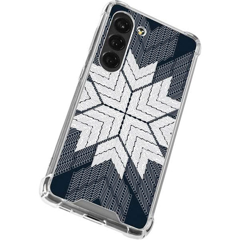 NYC Symmetric Flower Galaxy S23 Clear Case