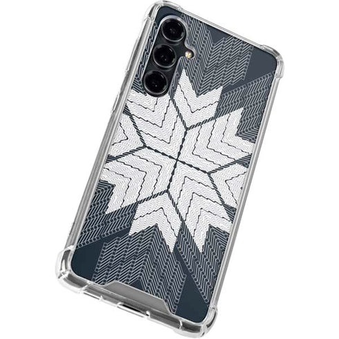NYC Symmetric Flower Galaxy S23 FE Clear Case