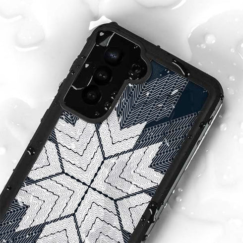 NYC Symmetric Flower Galaxy S23 Plus Waterproof Case