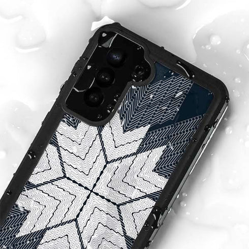NYC Symmetric Flower Galaxy S23 Waterproof Case
