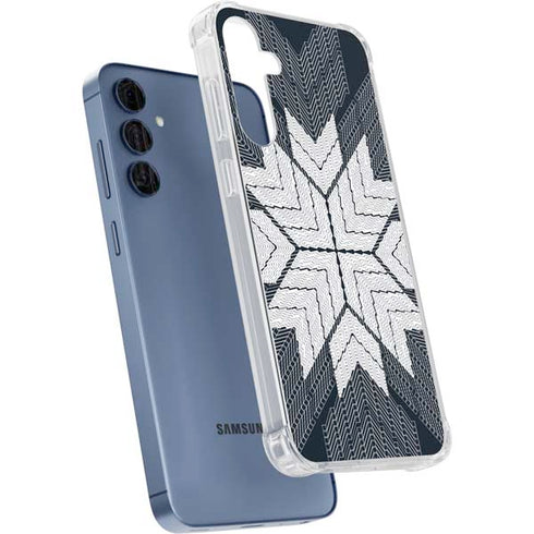 NYC Symmetric Flower Galaxy S24 Clear Case