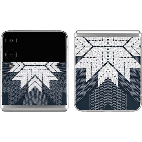 NYC Symmetric Flower Galaxy Z Flip4 5G Skin