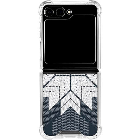 NYC Symmetric Flower Galaxy Z Flip5 5G Clear Case