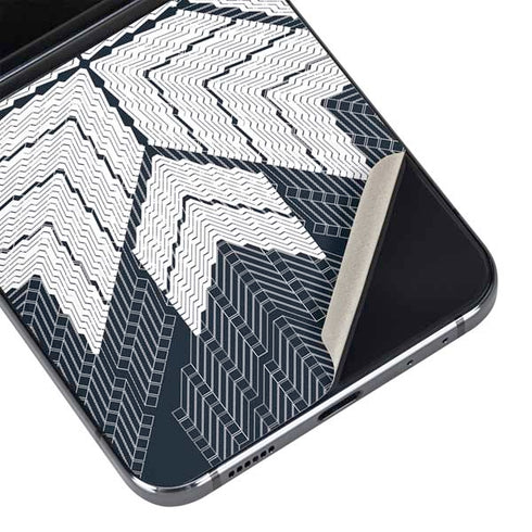 NYC Symmetric Flower Galaxy Z Flip5 5G Skin