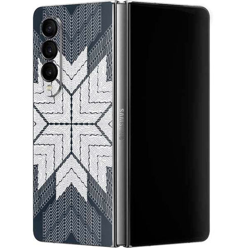 NYC Symmetric Flower Galaxy Z Fold4 5G Skin