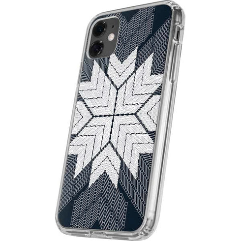 NYC Symmetric Flower iPhone 11 Clear Case