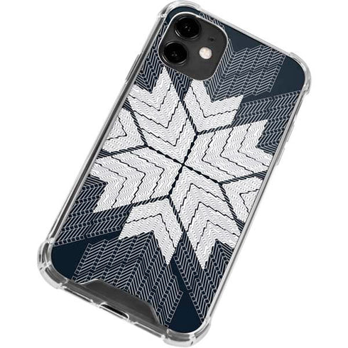 NYC Symmetric Flower iPhone 12 Clear Case