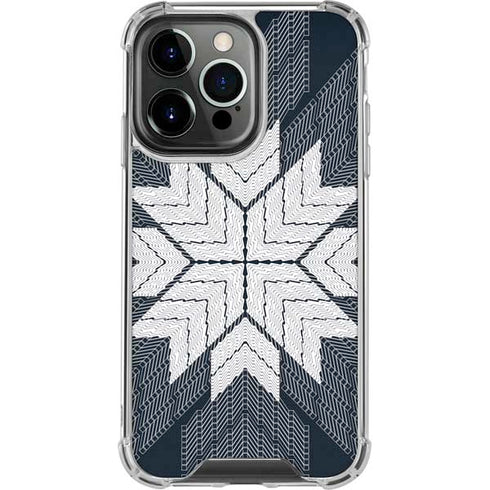 NYC Symmetric Flower iPhone 13 Pro Clear Case