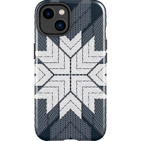 NYC Symmetric Flower iPhone 14 Plus Impact Case