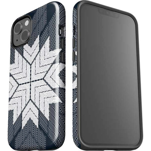 NYC Symmetric Flower iPhone 14 Plus Impact Case