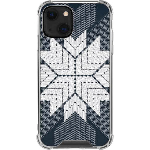 NYC Symmetric Flower iPhone 14 Plus Clear Case