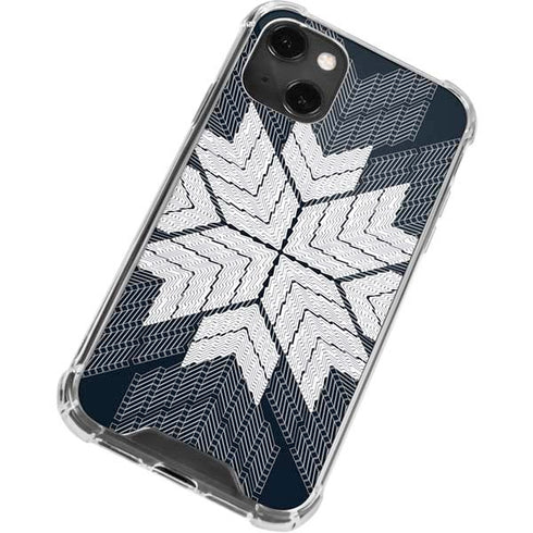 NYC Symmetric Flower iPhone 14 Plus Clear Case