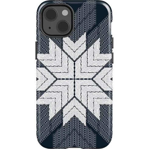 NYC Symmetric Flower iPhone 15 Impact Case