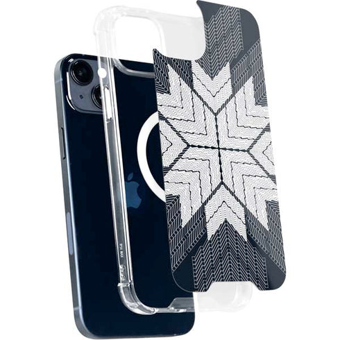 NYC Symmetric Flower iPhone 15 Plus MagSafe Case